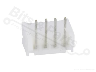 Box header JST PH 4-pin male connector 2mm haaks